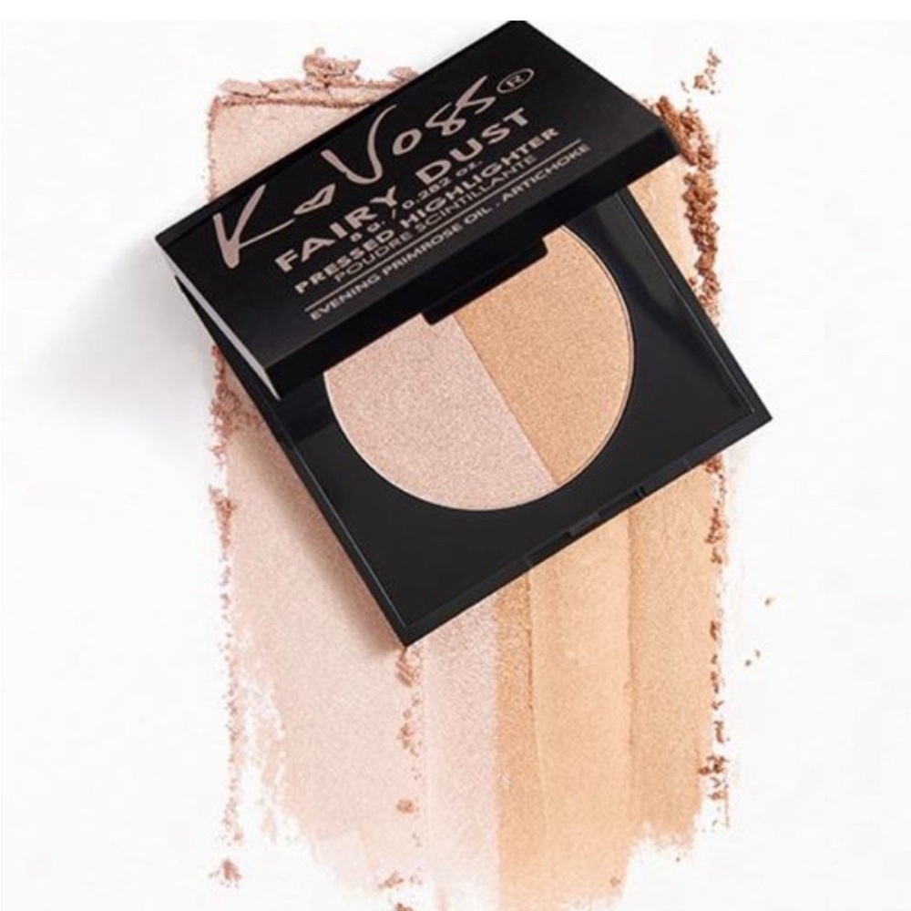 K Voss Fairy Dust Pressed Highlighter in Moonlight & Starkissed, NIB